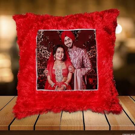 Red Cushion Photo Print (Single)