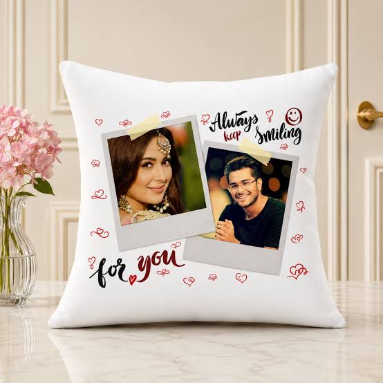 White Cushion Photo Print (Single)